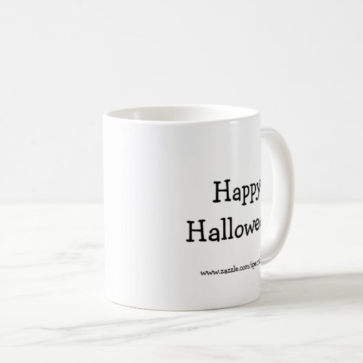 Halloween Humor Coffee Mok (Voorkant rechts)