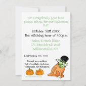 Halloween Humor Party Invitations "Spectickles" Kaart (Achterkant)