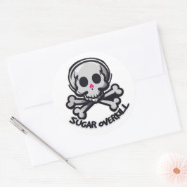 Halloween humor ronde sticker