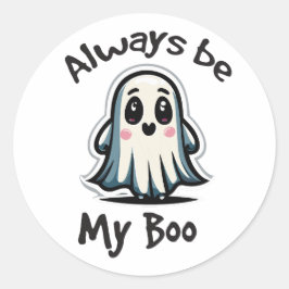 Halloween humor ronde sticker