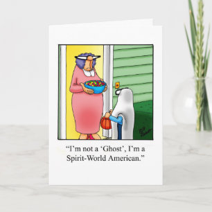 Halloween Humor Wenskaart Kaart