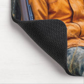 Halloween Hunter Skeleton With a Buck Muismat (Hoek)