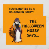 Halloween Hussy Kaart (Voorkant / Achterkant)