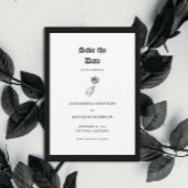 Halloween Huwelijksfoto Save The Date