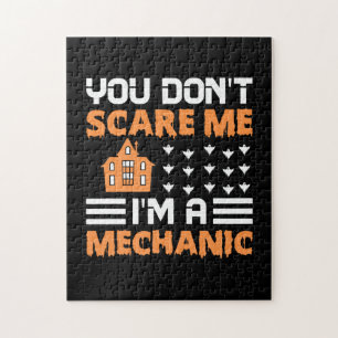Halloween I Am A Mechanic Birthday Legpuzzel