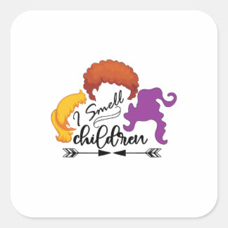 Halloween I Smell Children Birthday Vierkante Sticker