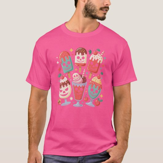 Halloween Ice Cream Summerween T-shirt (Voorkant)