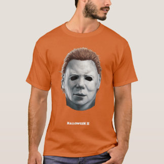 Halloween II Michael Myers groot gezichts kostuum T-shirt