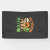 Halloween Ijs dat Smelt Spandoek (Horizontaal)