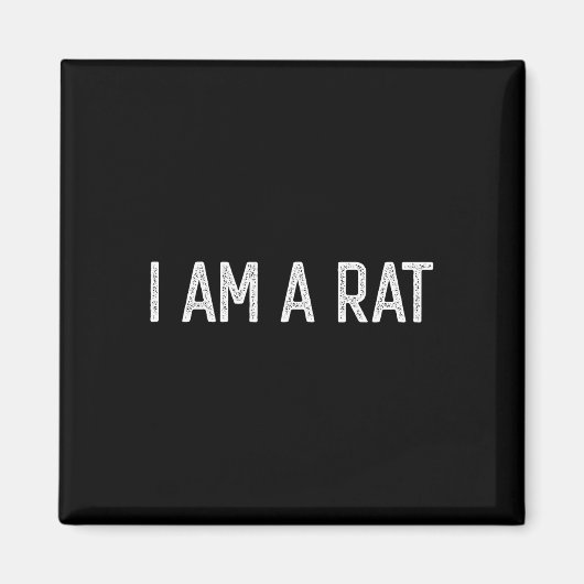 Halloween Ik Ben Een Rat Leuke Ratten Liefhebber I Magneet (Voorkant)