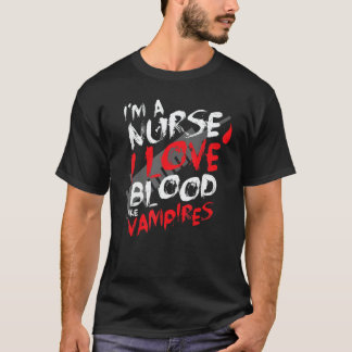 Halloween  Ik Ben Een Verpleegster Ik Hou Van Bloe T-shirt
