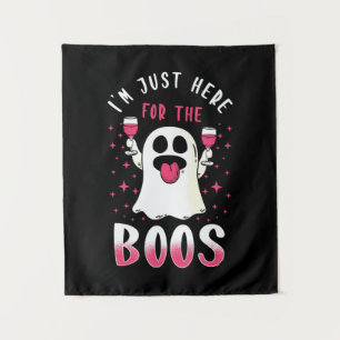 Halloween ik ben hier alleen voor de Boos Wandkleed