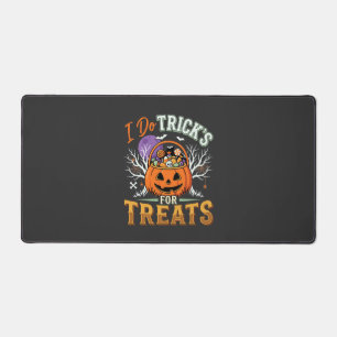 Halloween Ik Doe Trucs voor Snoepjes Pompoen Bureaumat