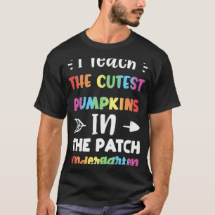 Halloween Ik geef les aan de Schattigee pompoenen T-shirt