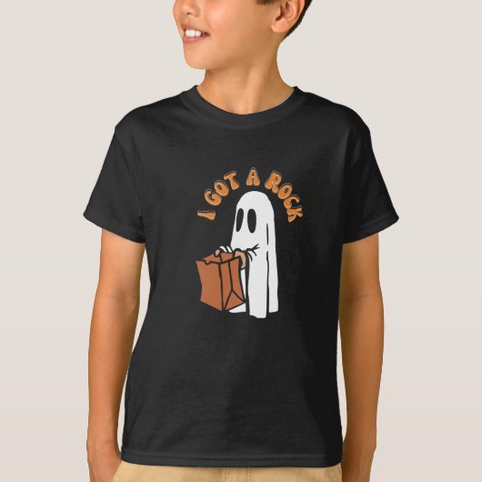 Halloween Ik heb een steen T-shirt (Voorkant)