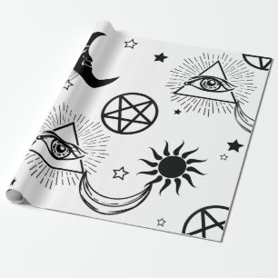 halloween illuminati oog cadeaupapier