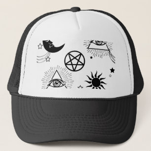 halloween illuminati oog trucker pet