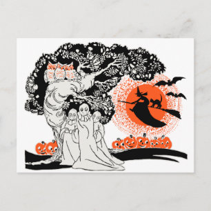 Halloween Illustratie Briefkaart