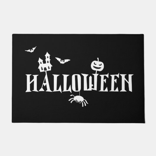 Halloween Illustratie Deurmat (Voorkant)
