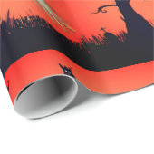 Halloween Illustratie Glossy Wrapping Papier (Rol Hoek)