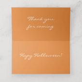 Halloween illustratie met zwarte kant (Binnenkant ongevouwen)