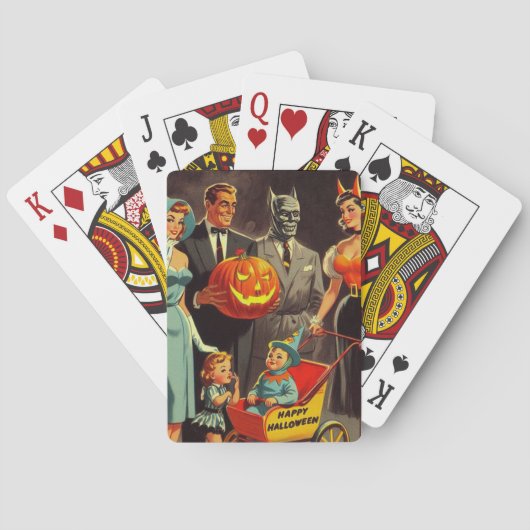  Halloween Illustratie Pokerkaarten (Achterkant)