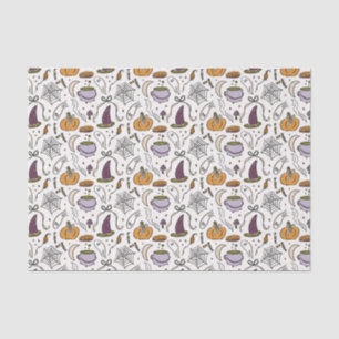 Halloween Illustraties Patroon Tissuepapier
