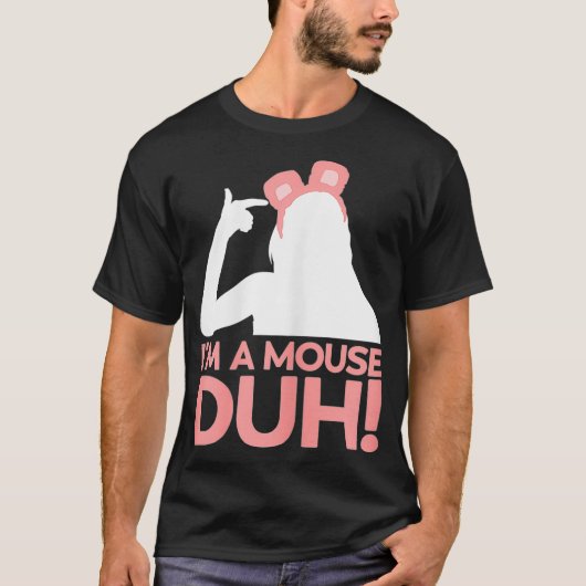 Halloween Im A Mouse Duh T-shirt (Voorkant)
