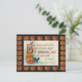 Halloween Imp Briefkaart (Staand voorkant)