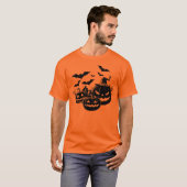 Halloween in black and white t-shirt (Voorkant volledig)