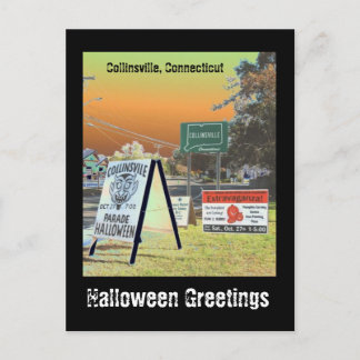 Halloween in Collinsville Briefkaart