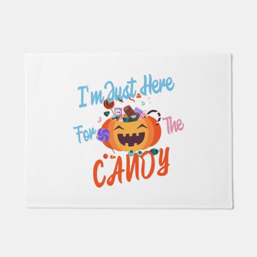 Halloween in een kans om echt creatief te zijn deurmat (Voorkant)