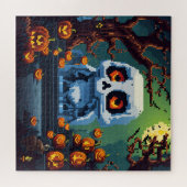 Halloween in pixel legpuzzel (Horizontaal)