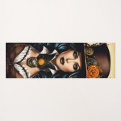 Halloween in steampunk-stijl yogamat (Achterkant (horizontaal))