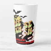 Halloween Infirmière sorcière Latte Mug (Devant)