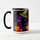 Halloween initial "C" Mug (Gauche)