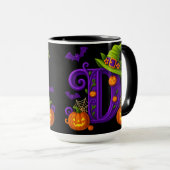 Halloween initial "D" Mug (Devant droit)