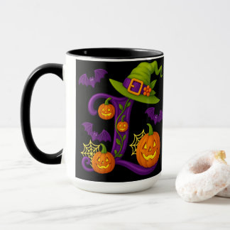 Halloween initial "L" Mug