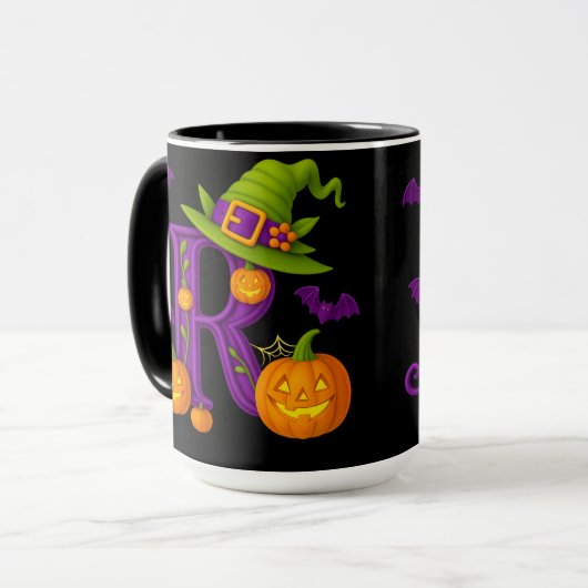 Halloween initial "R" Mug (Devant gauche)