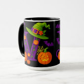 Halloween initial "V" Mug (Devant gauche)