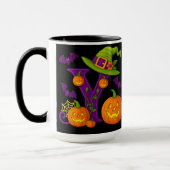 Halloween initial "Y" Mug (Gauche)