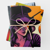 Halloween Inpakpapier Vel (In situ)