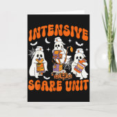 Halloween Intensive Care E Unit Spookverpleegster Kaart (Voorkant)