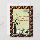 HALLOWEEN-INVITATIE KAART (Voorkant)