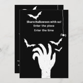 Halloween invitation (Devant / Derrière)