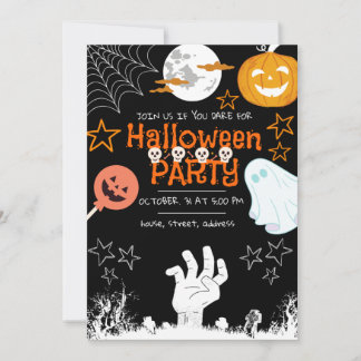 Halloween Invitation / Adult Halloween Party. Save The Date
