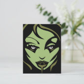 Halloween Invitation Custom Halloween Zombie Kaart (Staand voorkant)