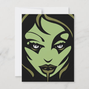 Halloween Invitation Custom Halloween Zombie Kaart