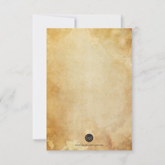 Halloween Invitation de la proposition de la serva (Dos)