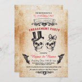 Halloween Invitation gothique (Devant / Derrière)